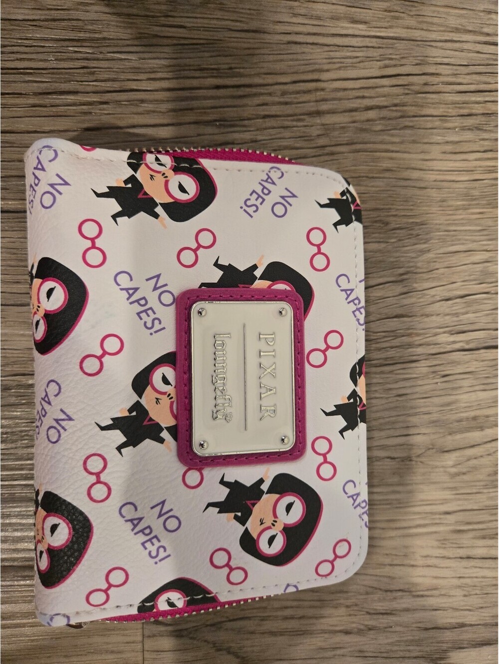 Loungefly Pixar Edna Mode "No Capes!" Zip Around Wallet